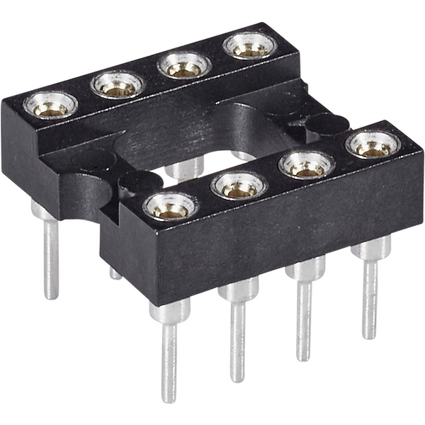 Support de circuits intégrés 7.62 mm, 2.54 mm Nombre de pôles (num): 16 contacts de précision