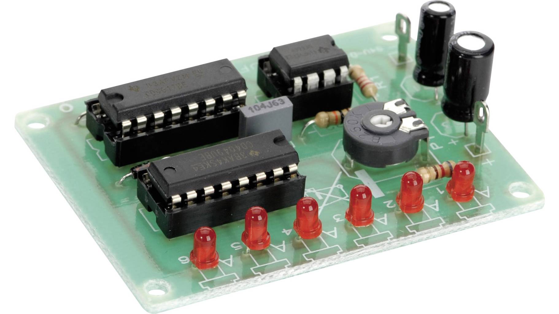 HB 247  6 Kanal  Lauflicht Bausatz Ausf hrung Bausatz   HB 247  6 Kanal  Lauflicht Bausatz Ausf hrung Bausatz