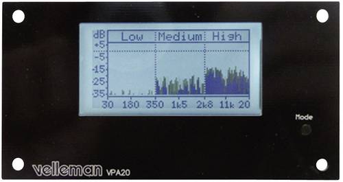 Velleman K8098 Audio Analysator Bausatz 12 V/DC