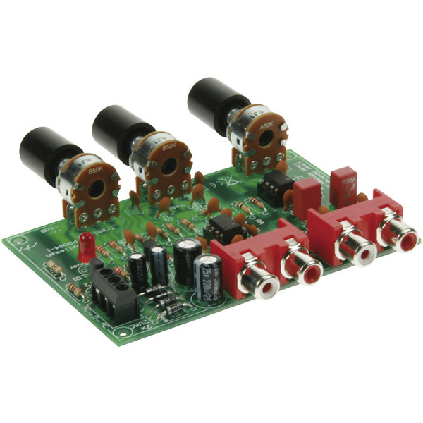 Whadda K8084 Lautstärke- und Klangregelung Bausatz 12 V/AC