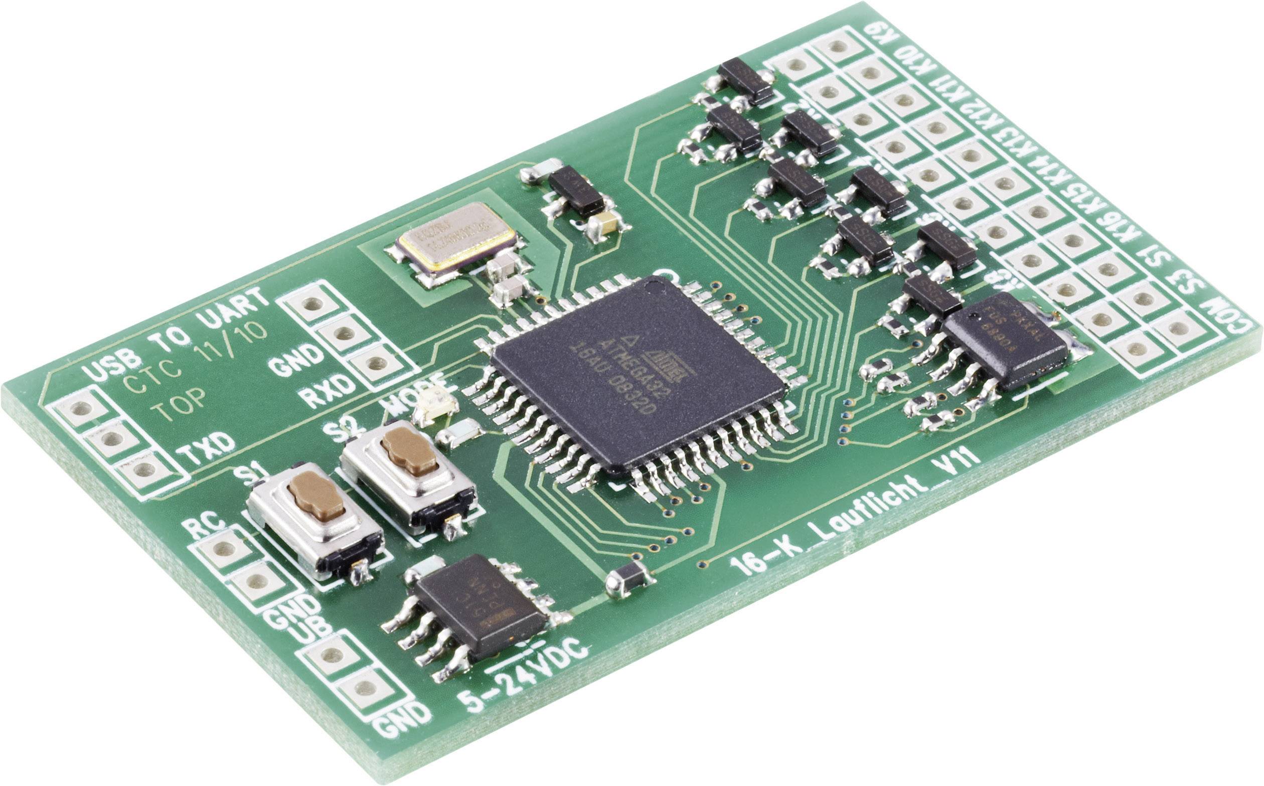 190486 16-Kanal Lauflicht Bausatz Ausführung (Bausatz/Baustein): Baustein 6 V/DC, 12 V/DC