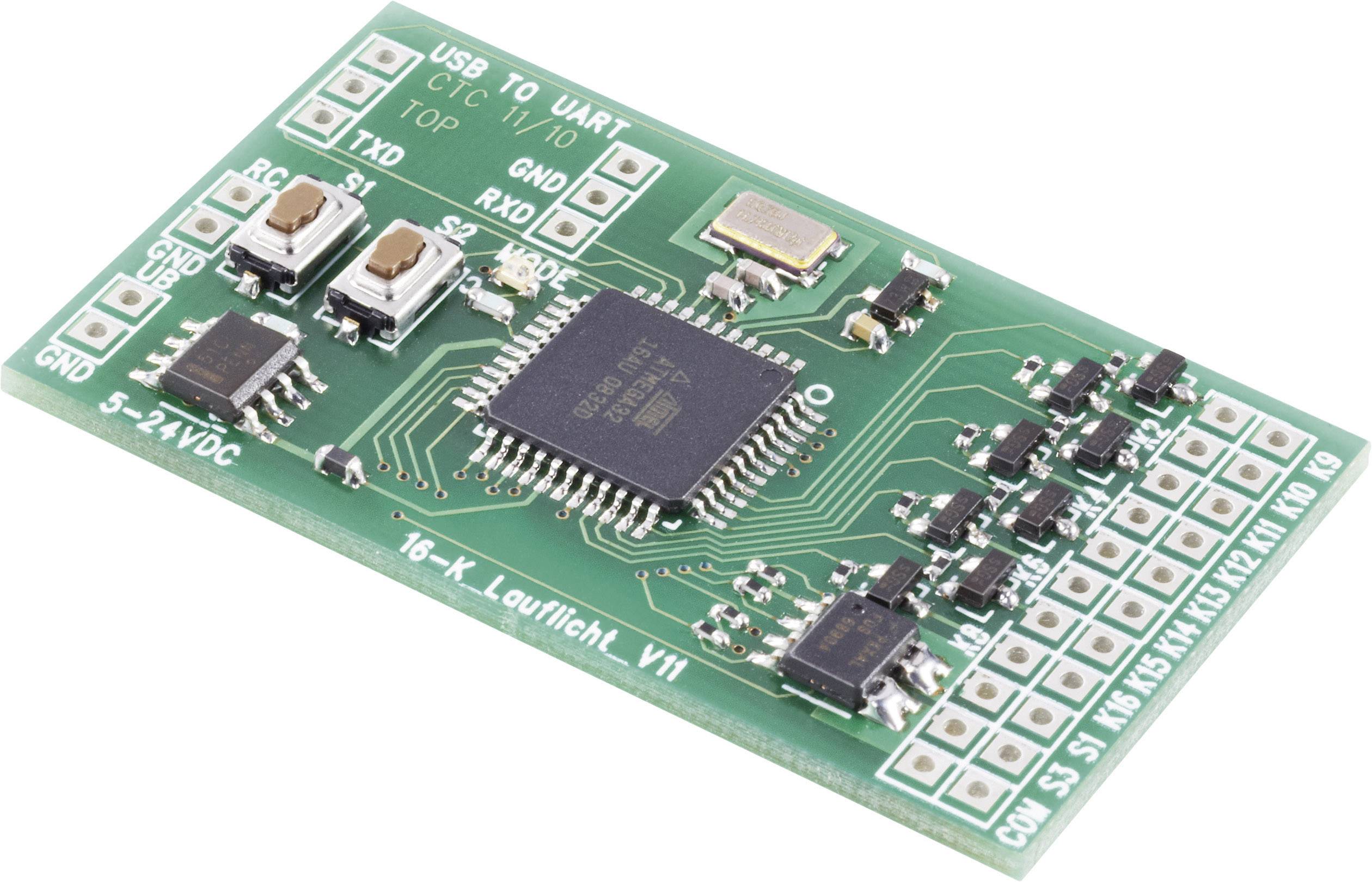 190486 16-Kanal Lauflicht Bausatz Ausführung (Bausatz/Baustein): Baustein 6 V/DC, 12 V/DC