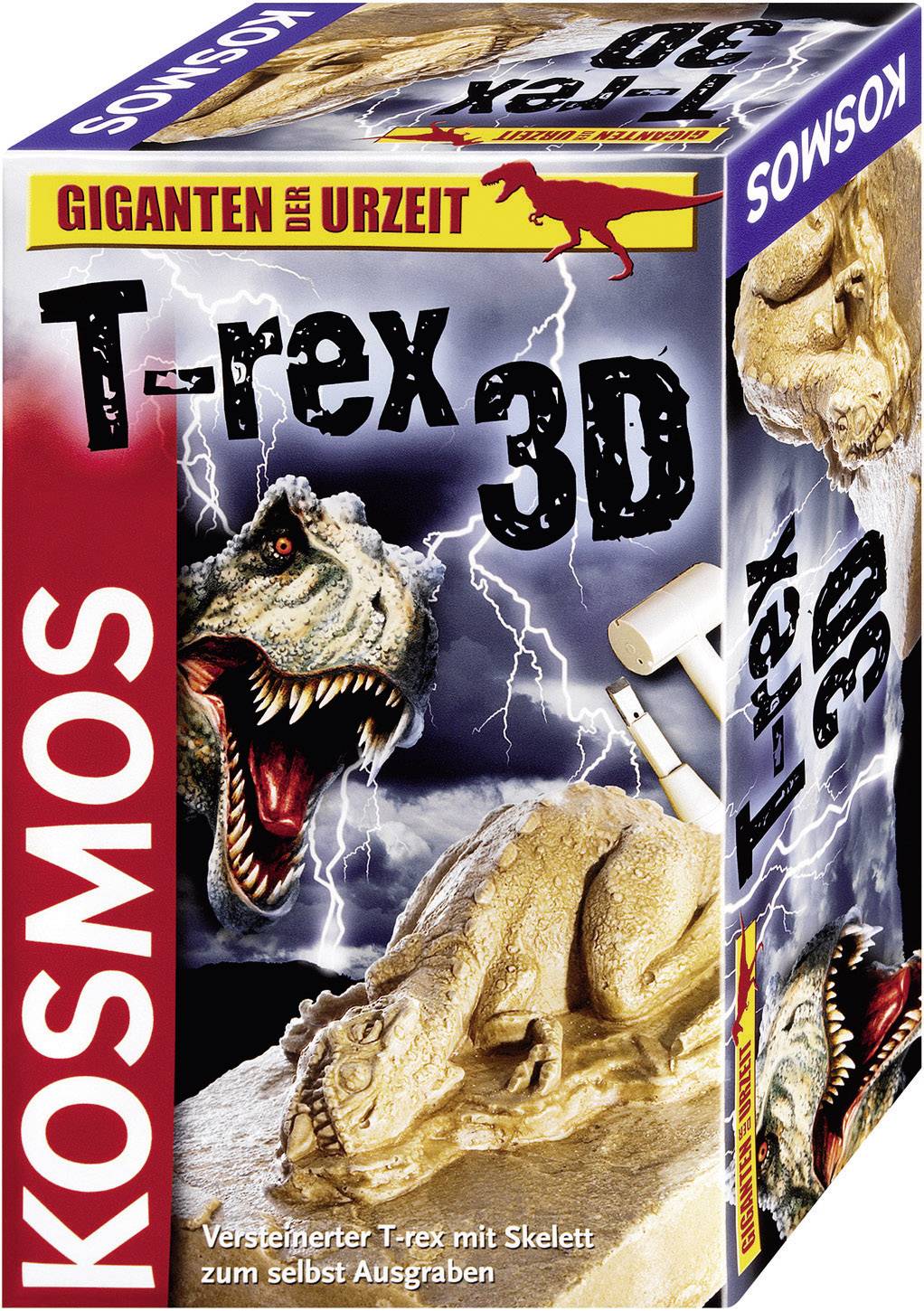 Kosmos 630041 Ausgrabungsset T-Rex 3-D Triops & Dinosaurier Experimentierkasten ab 7 Jahre
