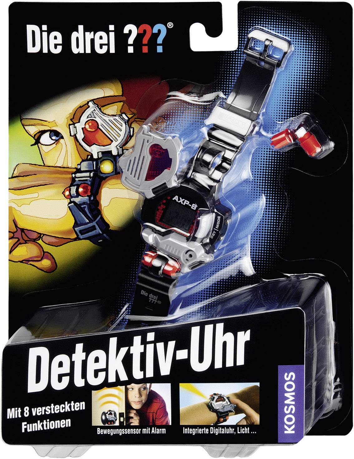 Kosmos 631420 Die drei ??? Detektiv-Uhr Detektiv & Zauberkästen Experimentierkasten ab 8 Jahre