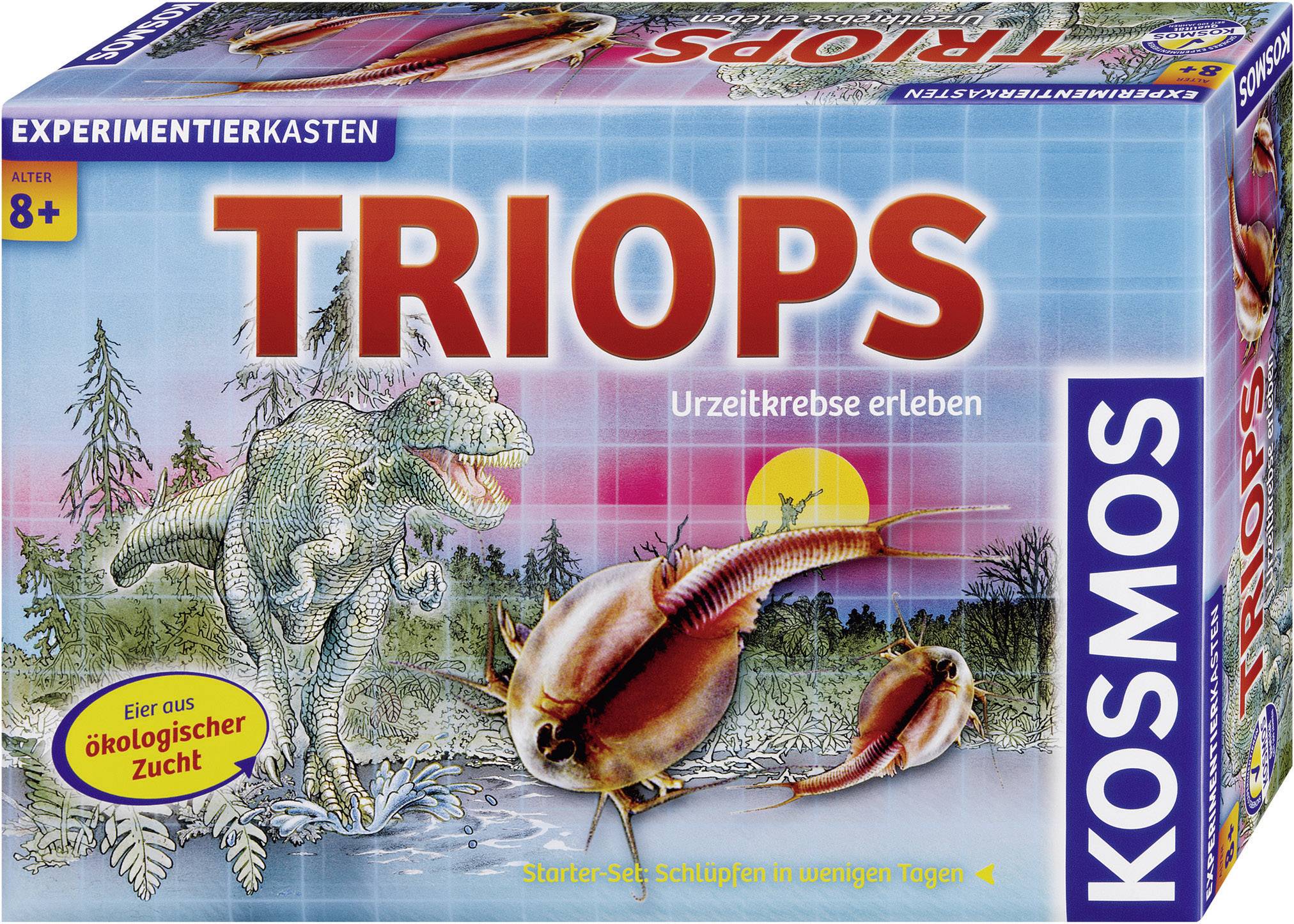 Kosmos 633028 Triops - Urzeitkrebse erleben Triops & Dinosaurier Experimentierkasten ab 8 Jahre