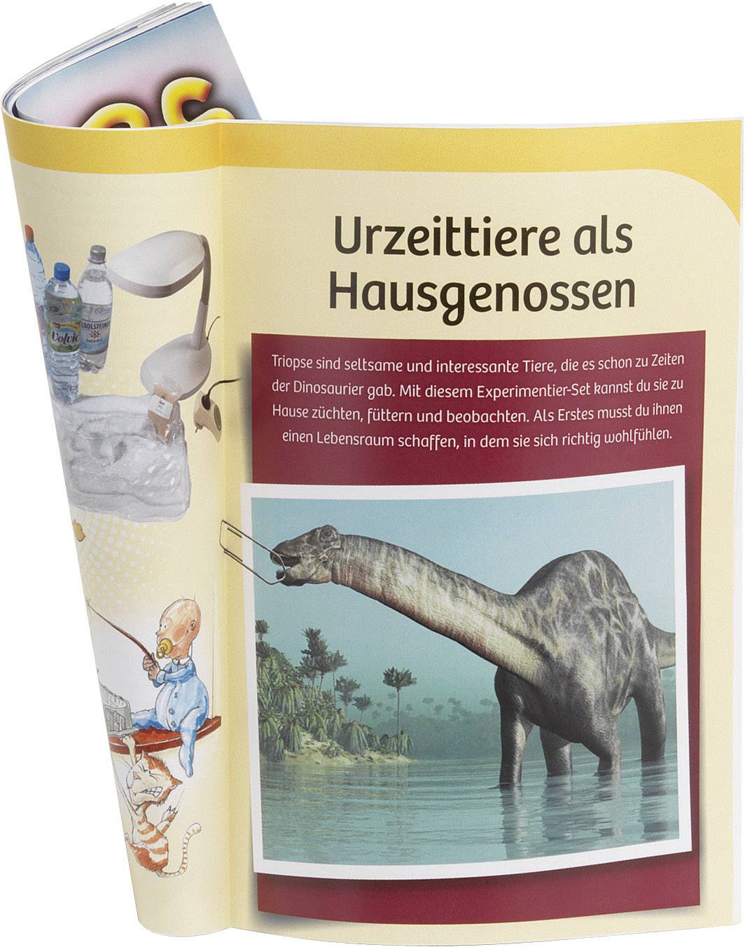 Kosmos 633028 Triops - Urzeitkrebse erleben Triops & Dinosaurier Experimentierkasten ab 8 Jahre