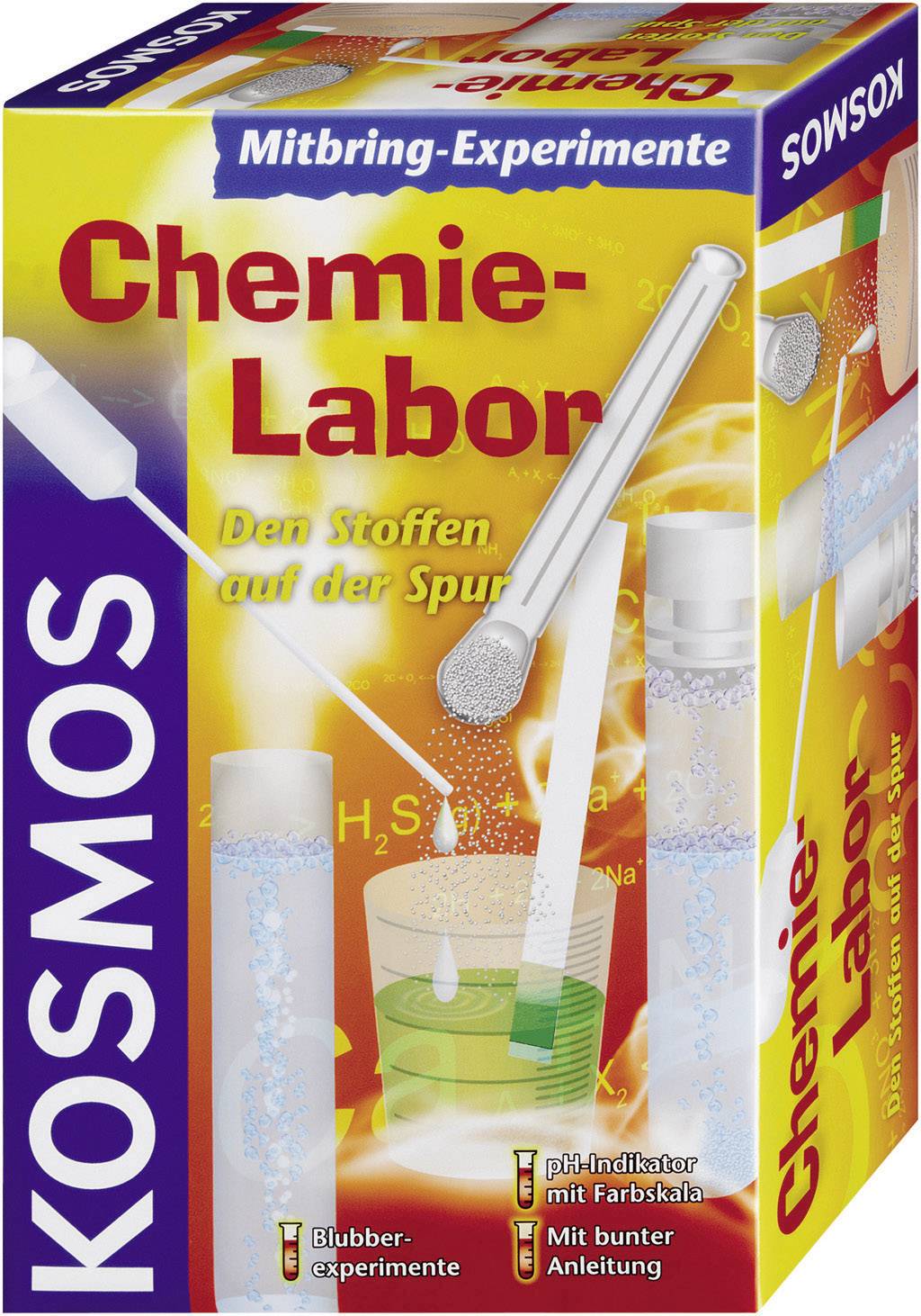 Kosmos 659233 Mitbring-Experimente Chemie-Labor Physik, Chemie, Biologie Experimentierkasten ab 10 Jahre