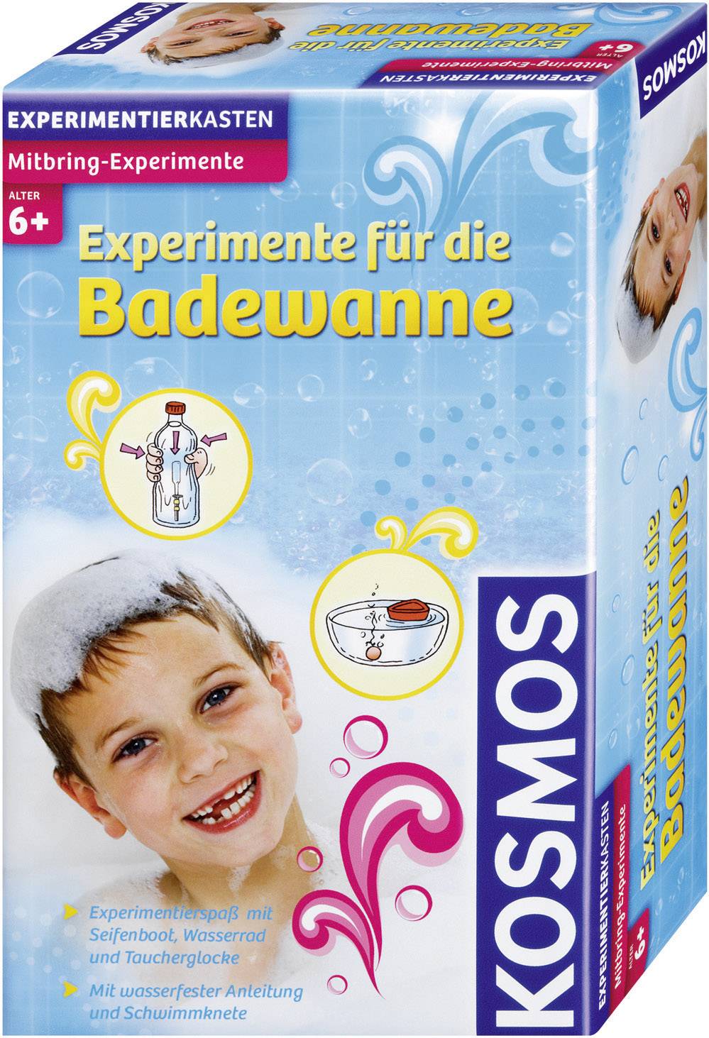 Kosmos Mitbring-Experimente Experimente für die Badewanne 657130 Experimentierkasten ab 6 Jahre