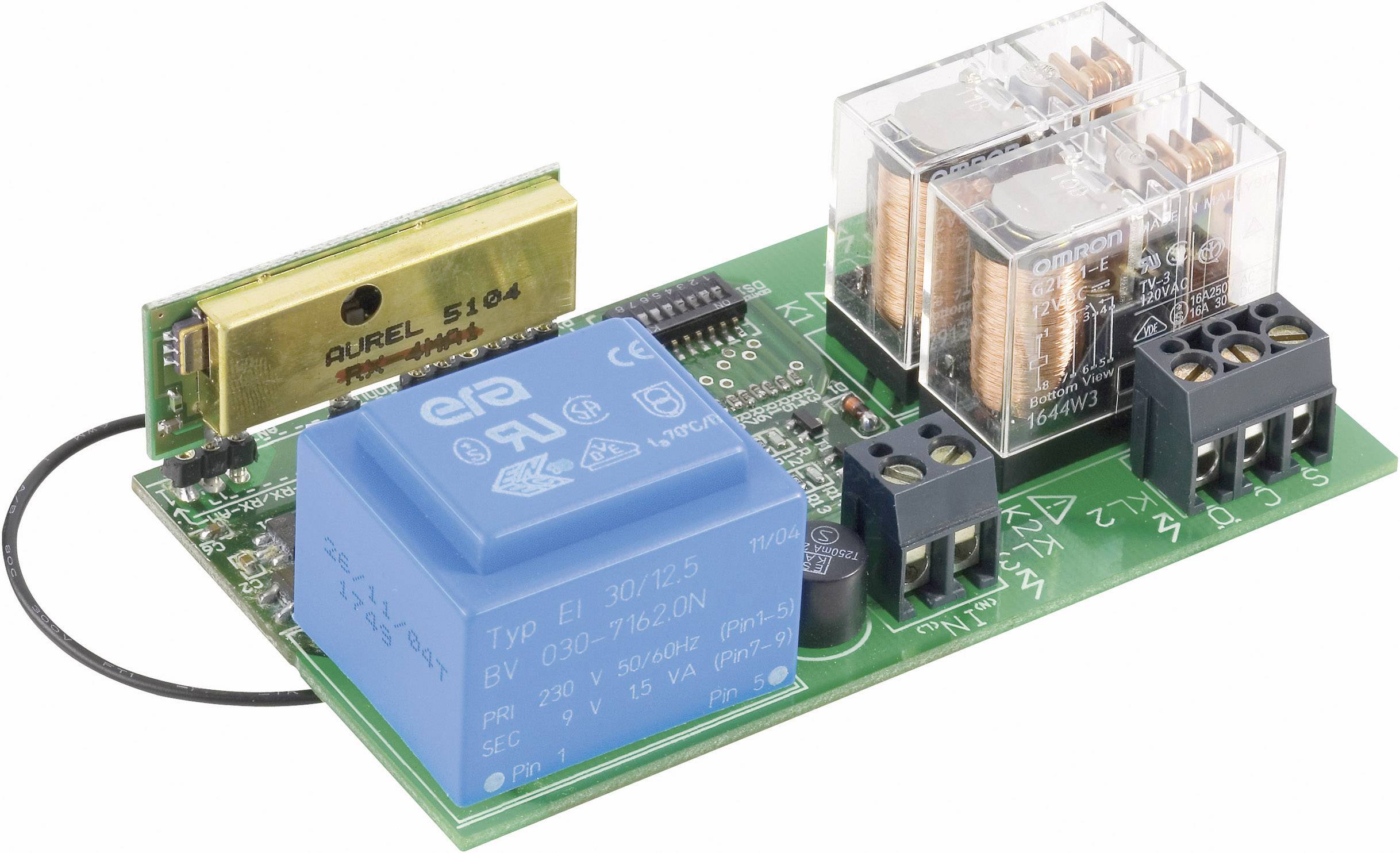 H-Tronic 2-Kanal Empfängerbaustein Reichweite max. (im Freifeld): 300 m 9 V/DC, 12 V/DC