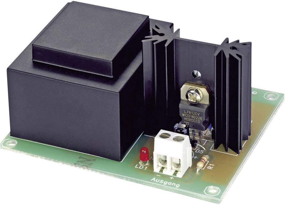 Netzteilmodul Baustein Eingangsspannung (Bereich): 230 V/AC (max.) Ausgangsspannung (Bereich): 12 V/DC (max.) 500mA