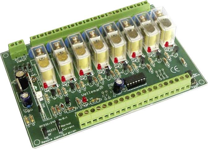 Whadda K8056 Relaiskarte Bausatz 12 V/DC