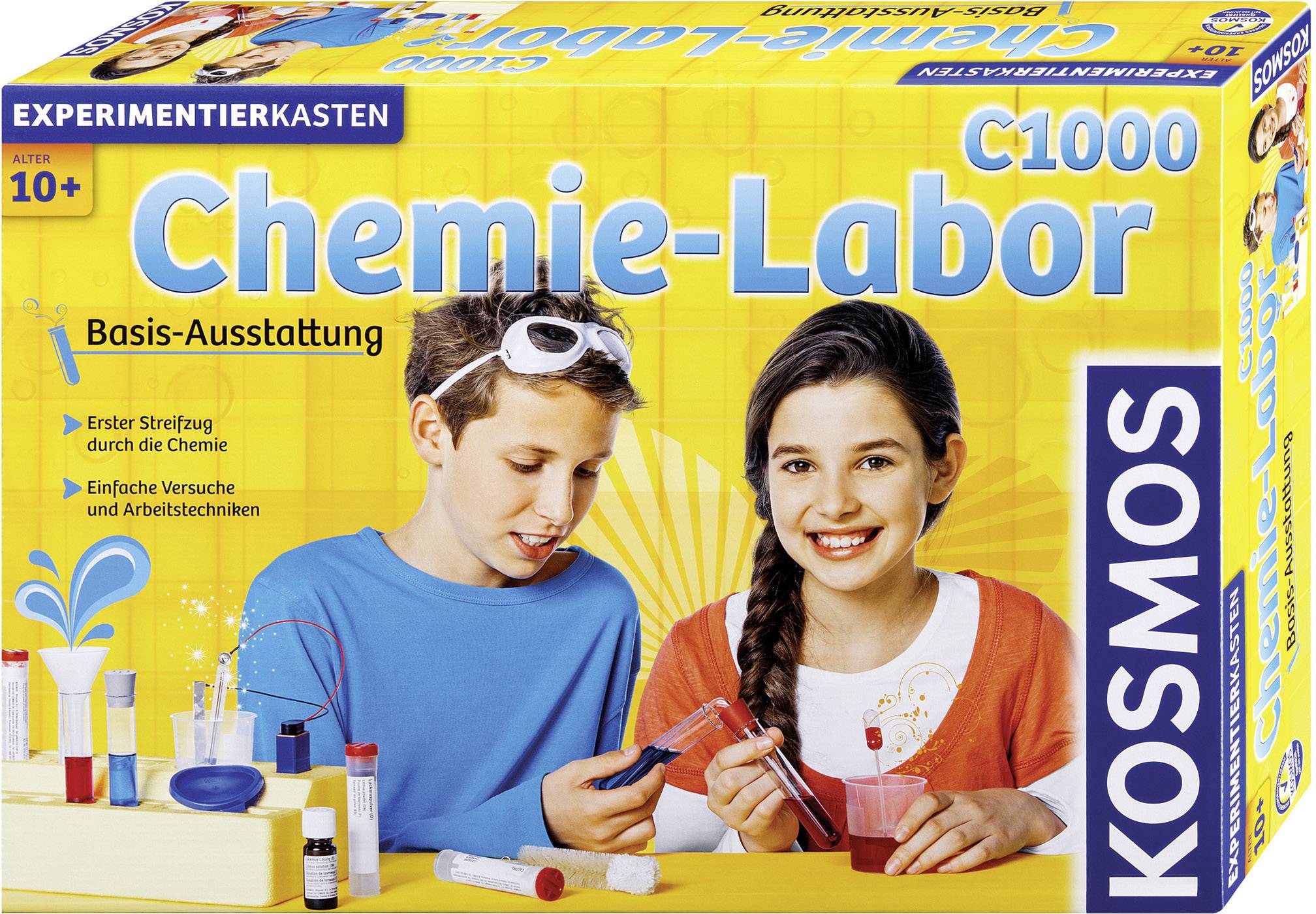 Kosmos Chemielabor C1000 640118 Experimentierkasten ab 10 Jahre