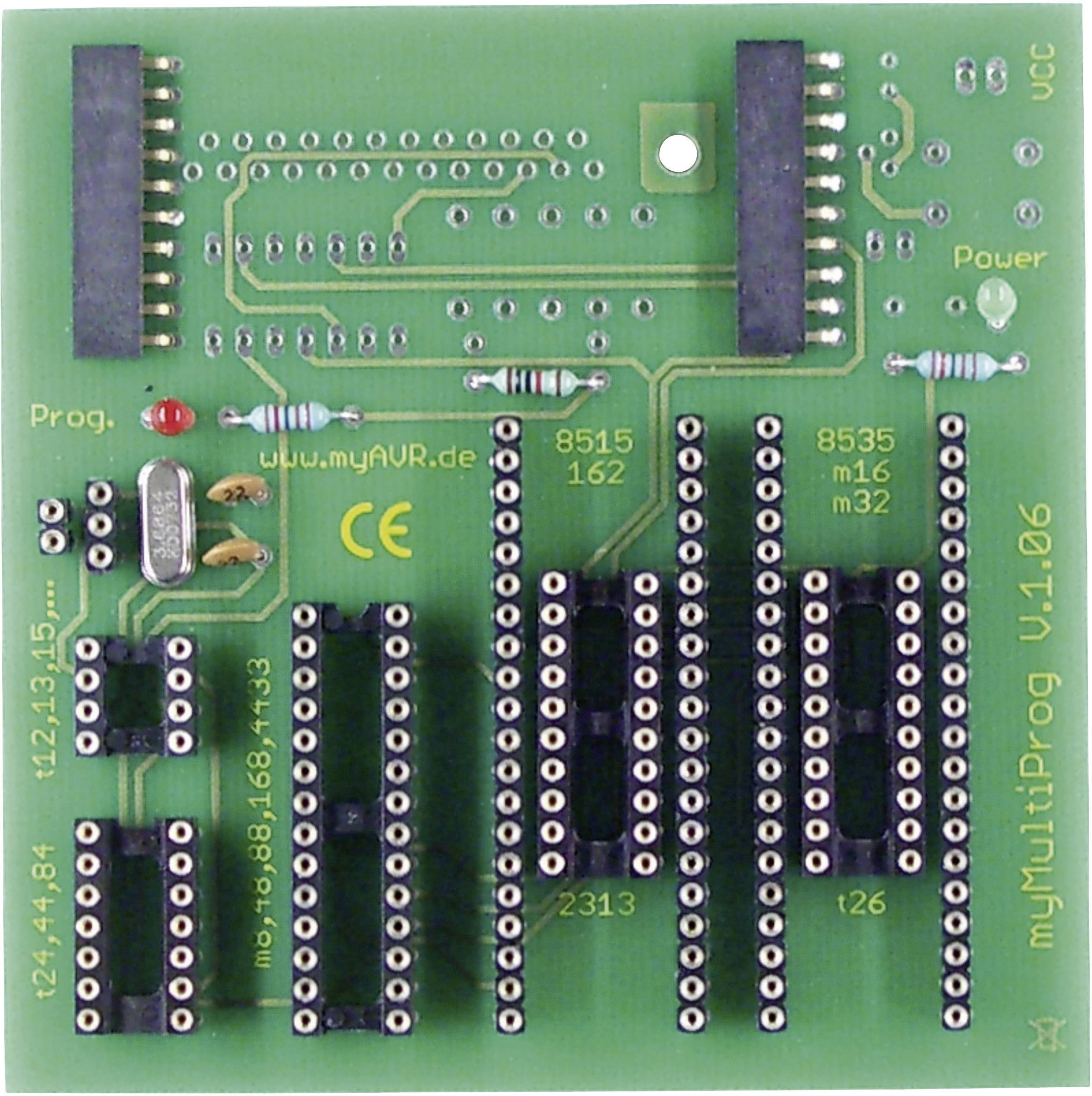 myAVR myMultiProg 1.06 USB-Programmer myMultiProg MK2, bestückt
