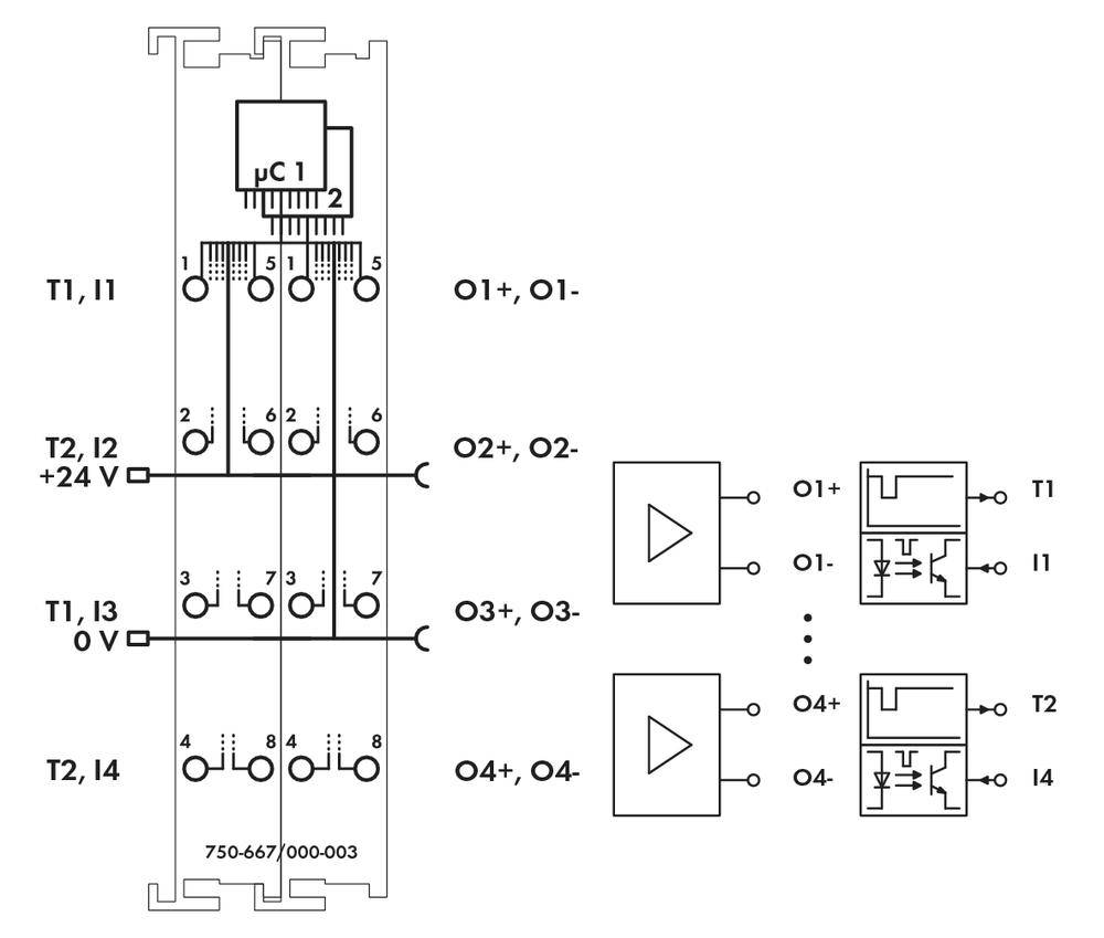 WAGO 750-667/000-003 SPS-Erweiterungsmodul 750-667/000-003 1 St.