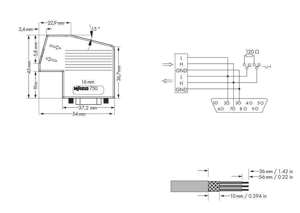 WAGO SPS-Steckverbinder 750-963 1St.