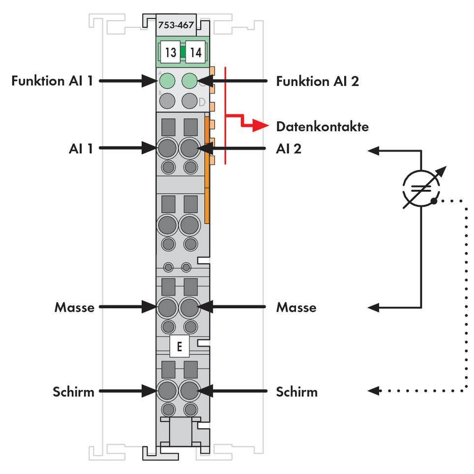 WAGO 753-467 SPS-Eingangskarte 753-467 1St.