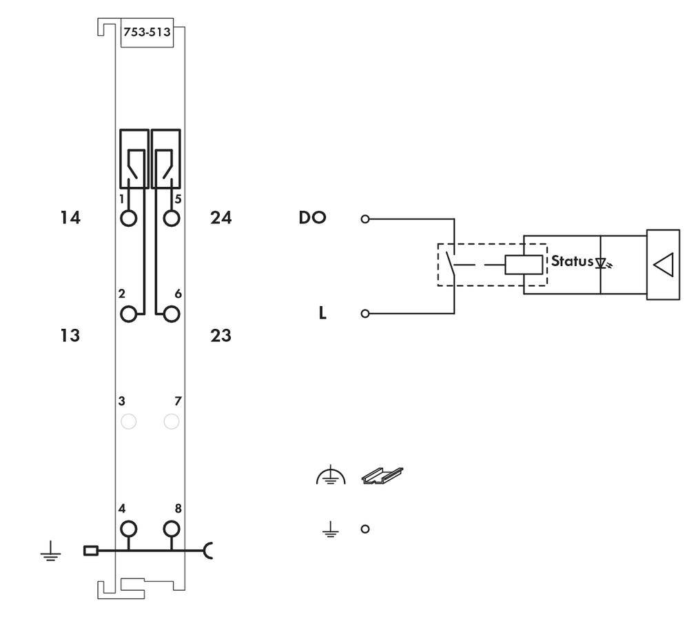 WAGO SPS-Digitalausgangsmodul 753-513 1St.