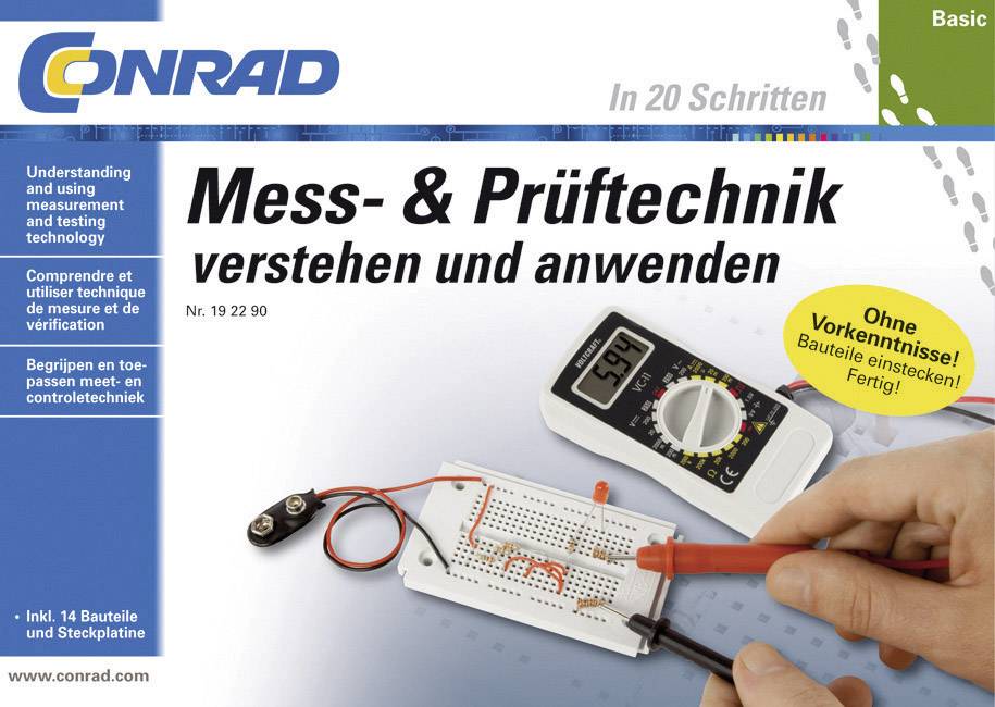 10091 Basic Mess- & Prüftechnik Elektronik Lernpaket ab 14 Jahre