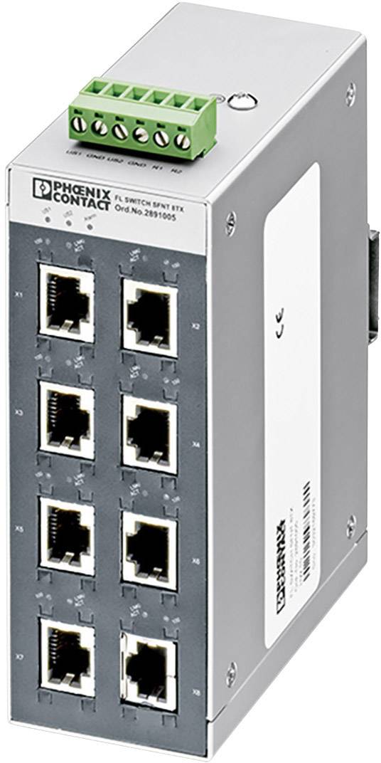 Phoenix Contact FL SWITCH SFNT 8TX Industrial Ethernet Switch 10 / 100 MBit/s