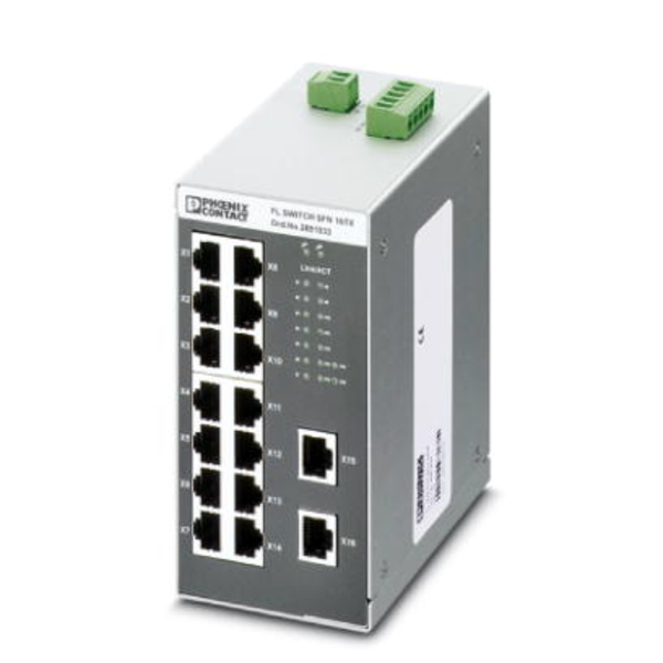 Phoenix Contact FL SWITCH SFN 16TX Industrial Ethernet Switch 10 / 100 MBit/s