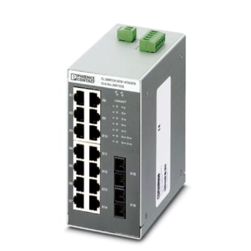 Phoenix Contact FL SWITCH SFN 14TX/2FX Industrial Ethernet Switch 10 / 100 MBit/s