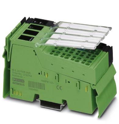 Ein grüner elektronischer Steckverbinder mit transparenten Abdeckklappen. Hauptsächlich in elektrischen Schaltkreisen verwendet.