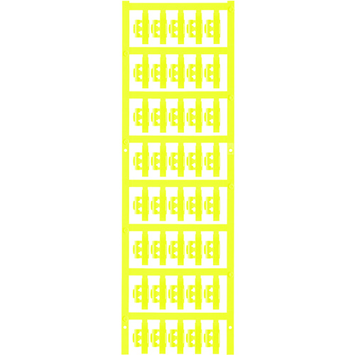 Weidmüller 1779080004 SFC 1/21 NEUTRAL GE Zeichenträger Montage-Art: aufclipsen Beschriftungsfläche: 4.10 x 21mm Gelb Anzahl