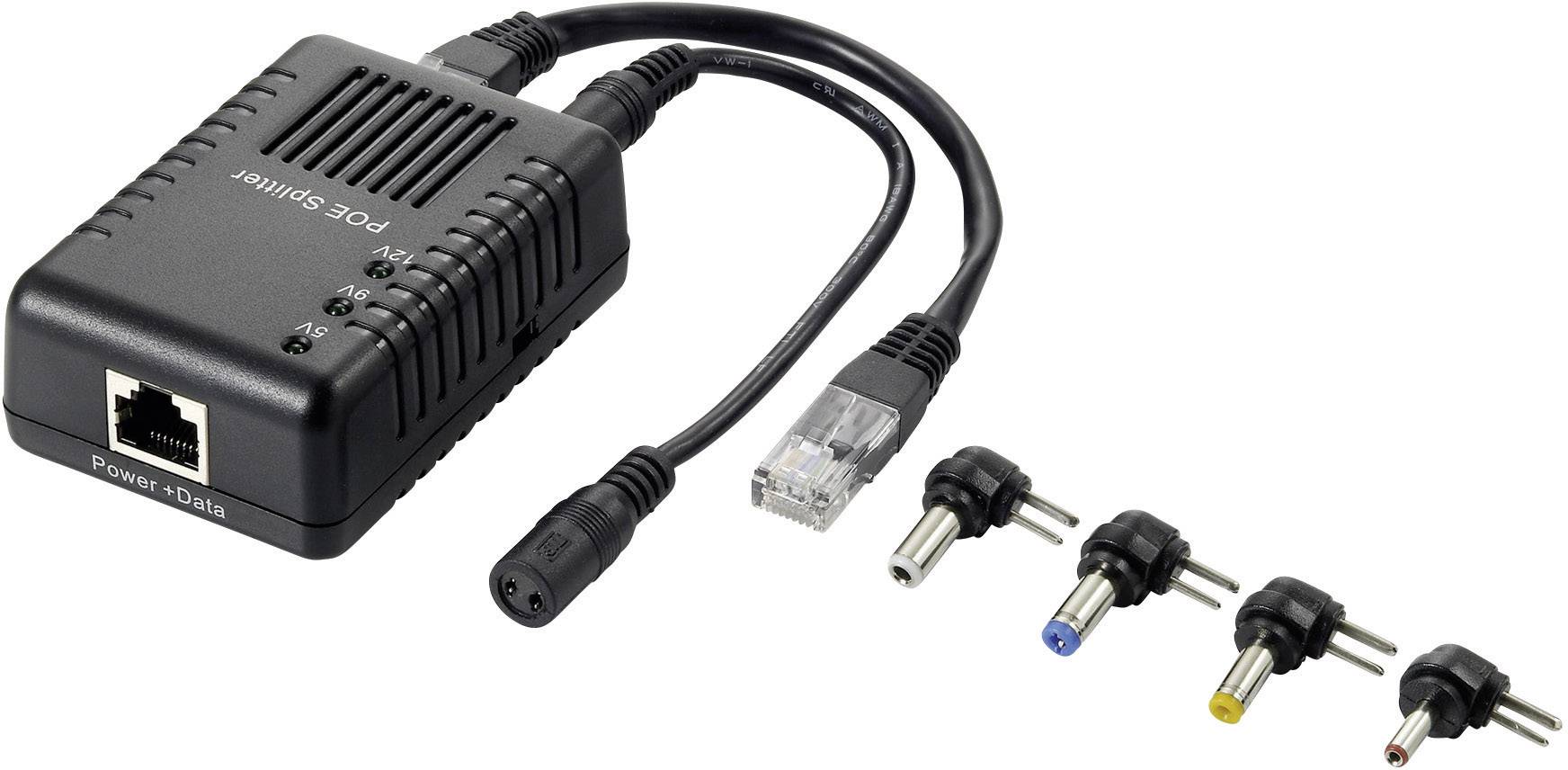 LevelOne POS-1002 PoE Splitter 100 MBit/s IEEE 802.3af (12.95 W)