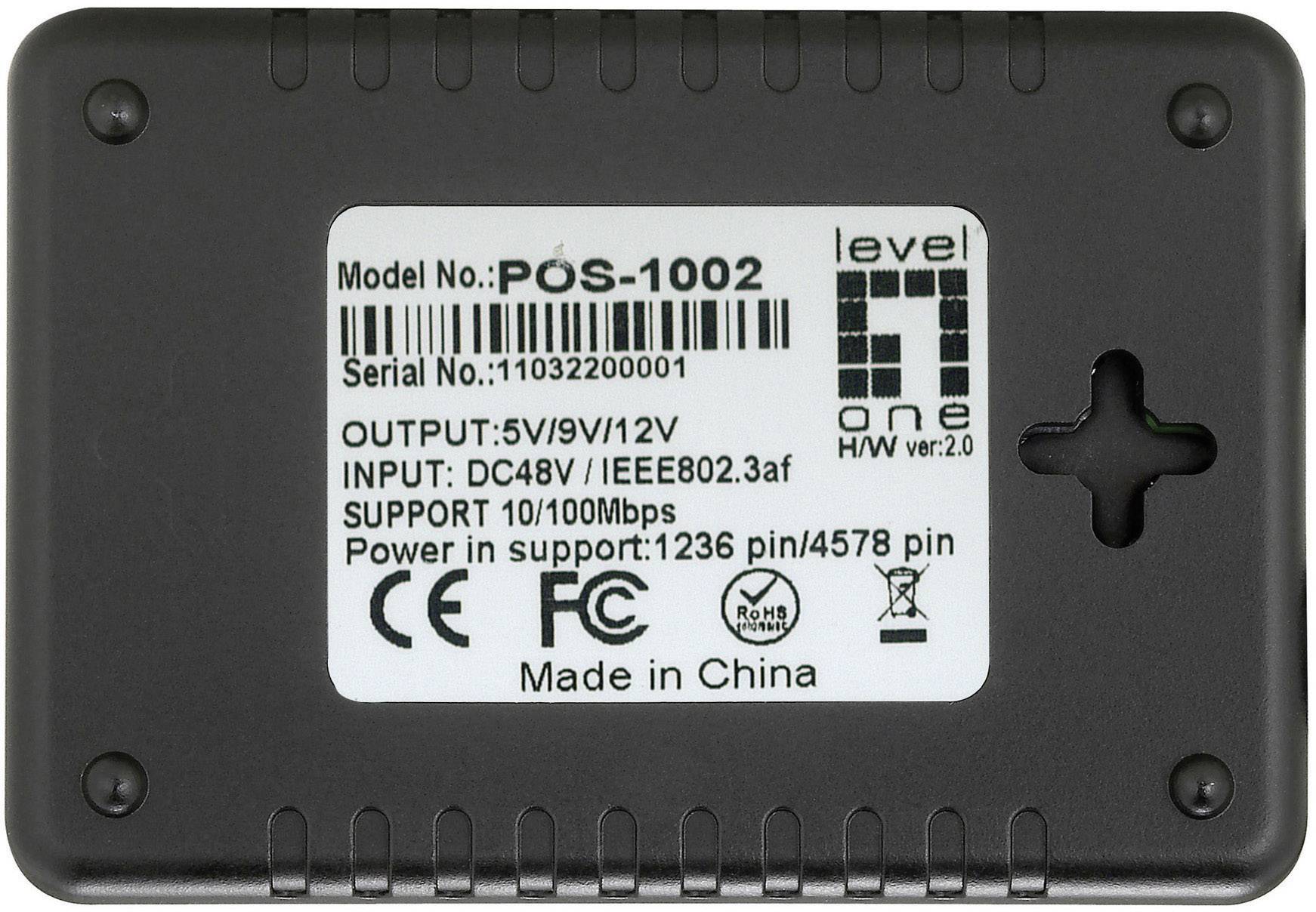 LevelOne POS-1002 - PoE-Splitter