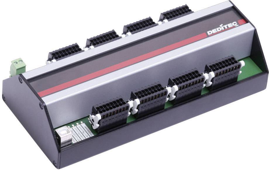Deditec USB-OPTO-RELAIS-32 I/O-Modul USB Anzahl digitale Eingänge: 32 Anzahl Relais-Ausgänge: 32
