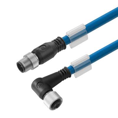 Weidmüller 1075390100 Sensor-/Aktor-Datensteckverbinder, konfektioniert M12 Stecker, gerade, Buchse