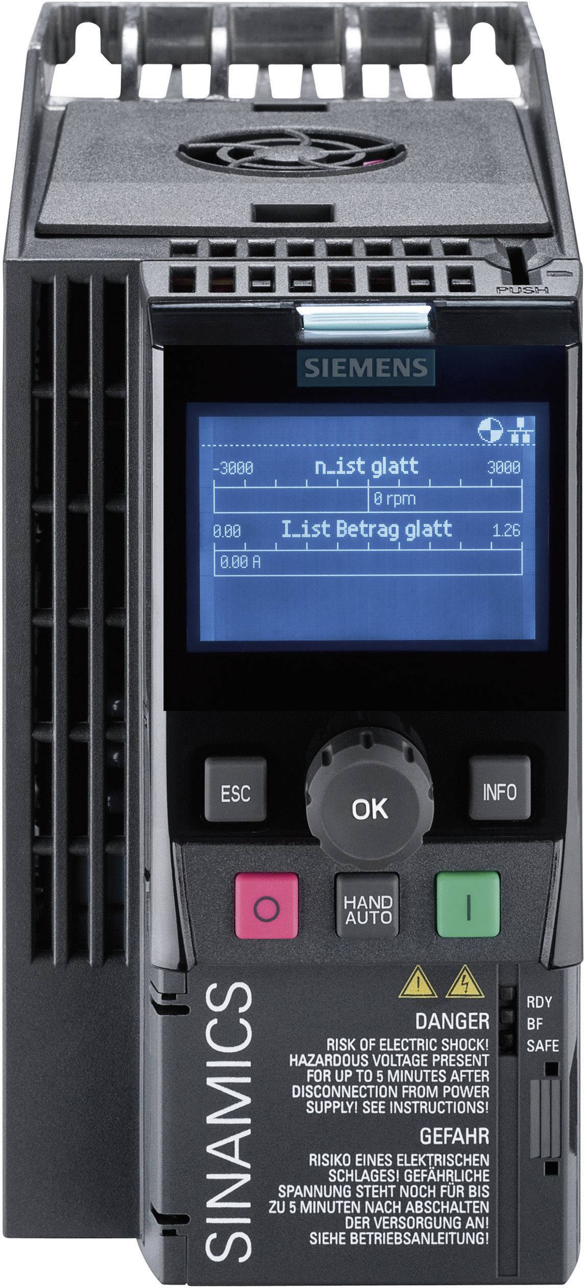 Siemens Frequenzumrichter SINAMICS G120C 4.0 kW 3phasig 400 V