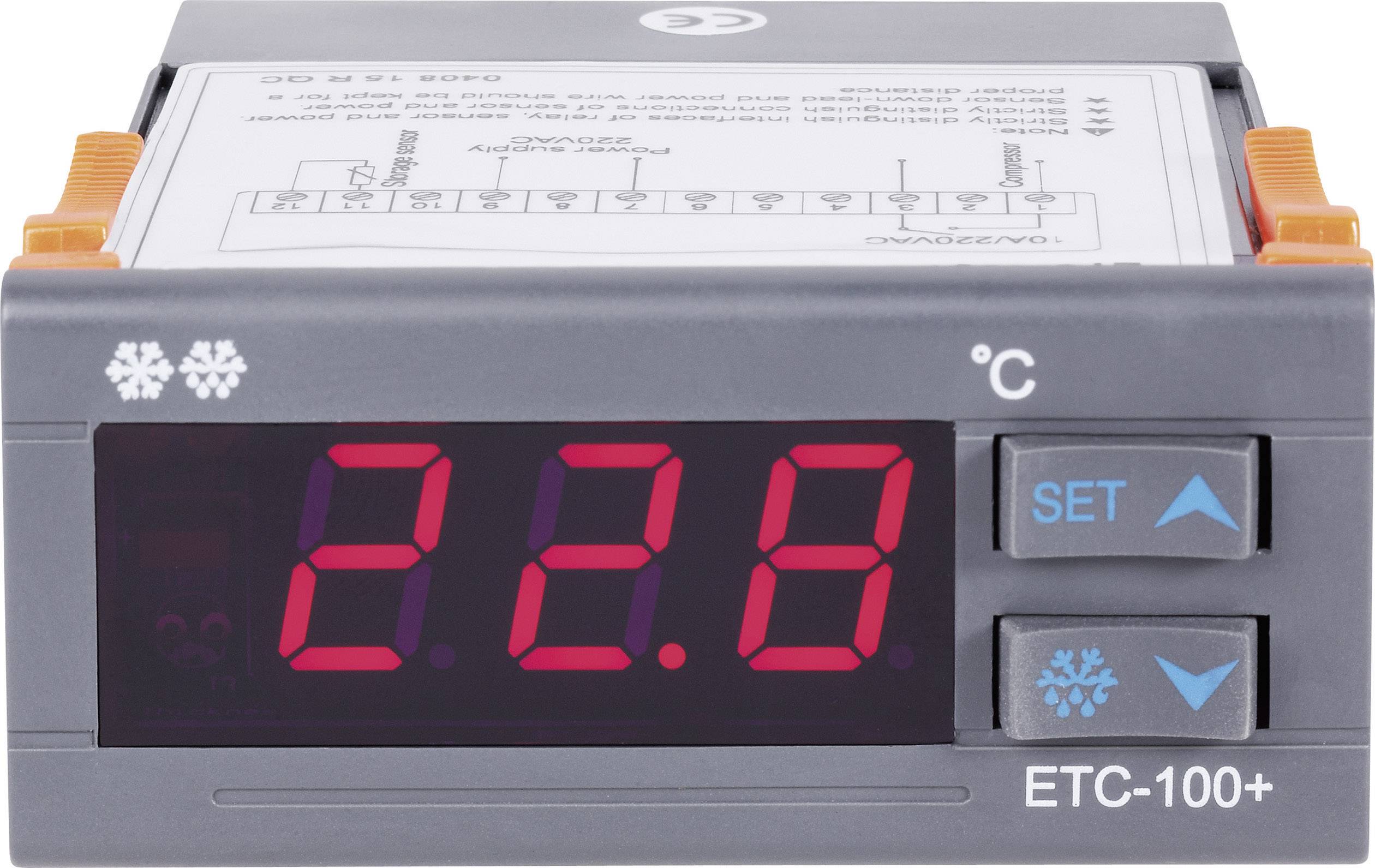 VOLTCRAFT ETC-100+ Temperaturregler NTC10K -40 bis +120°C Relais 10A (L x B x H) 88 x 75 x 34.5mm