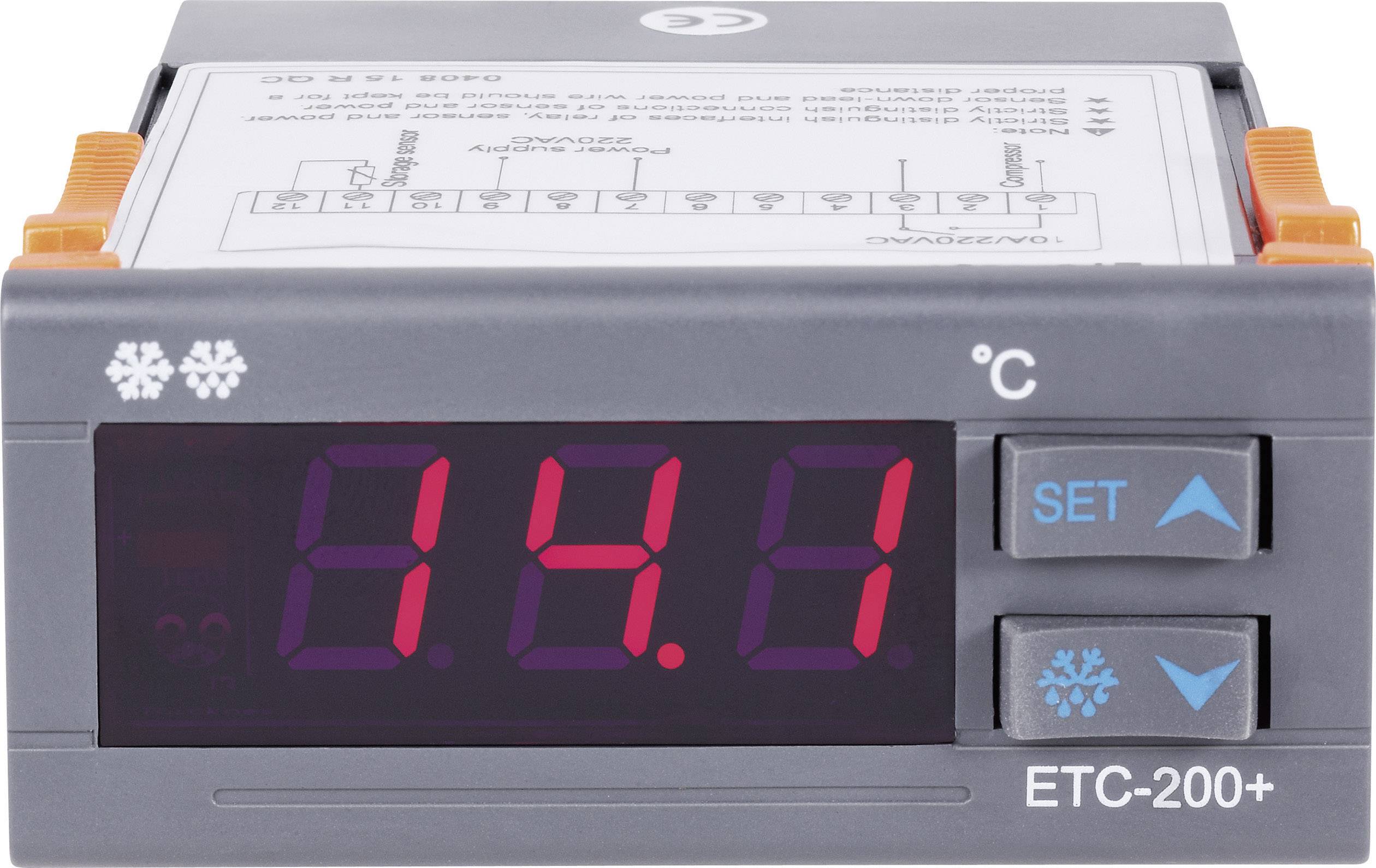 VOLTCRAFT ETC-200+ Temperaturregler NTC -40 bis +120°C Relais 10A (L x B x H) 88 x 75 x 34.5mm