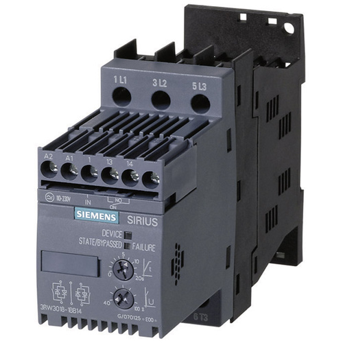 Siemens 3RW3016-1BB14 3RW30161BB14 Sanftstarter Motorleistung bei 400 V 4.0 kW Motorleistung bei 23