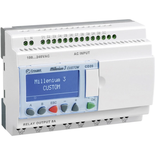 Crouzet 88974053 CD20 R 230VAC SMART SPS-Steuerungsmodul 230 V/AC Crouzet 88974053 CD20 R 230VAC SMART SPS-Steuerungsmodul 230 V/AC