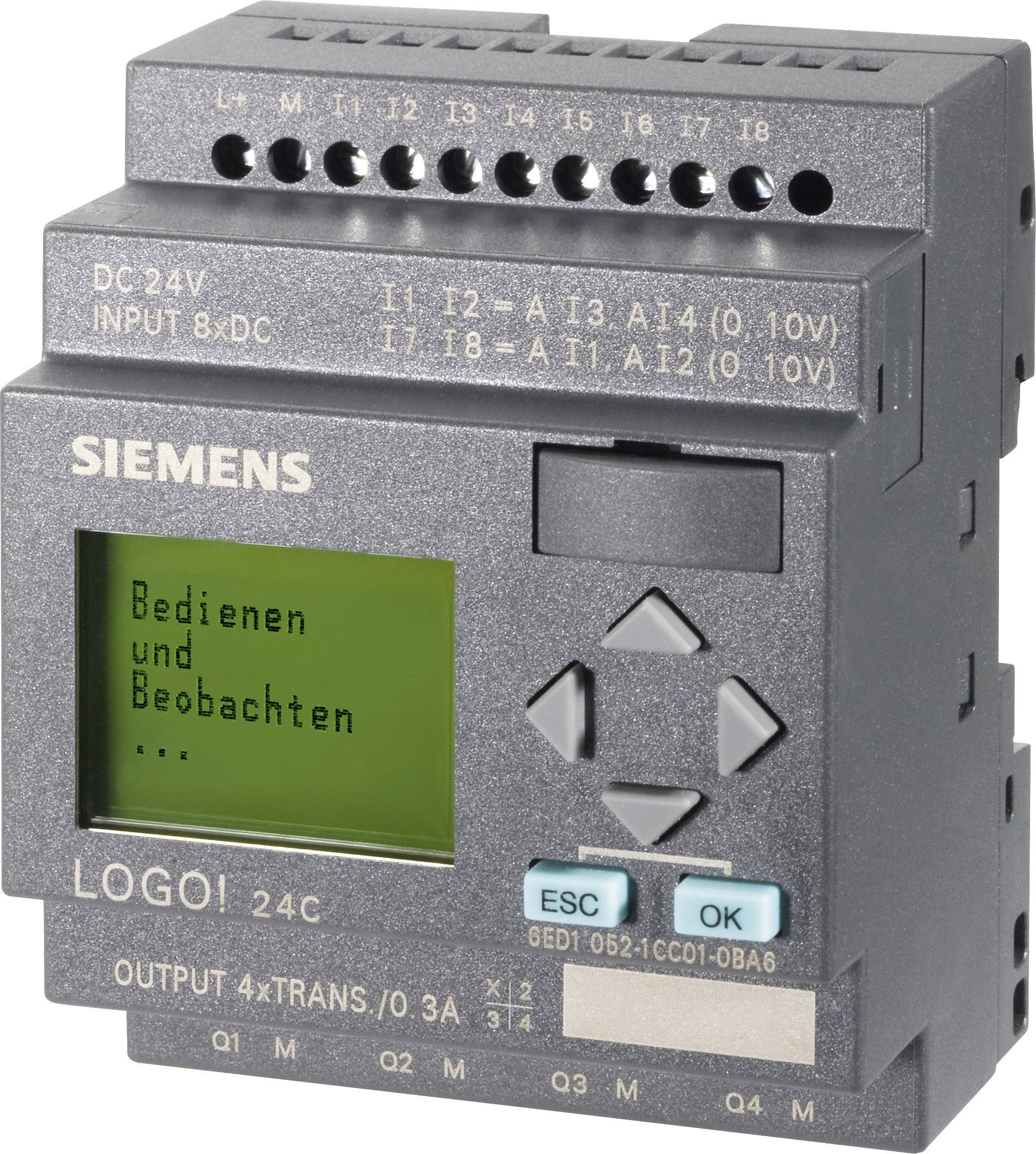 Siemens LOGO! 0BA6 24C SPS-Steuerungsmodul 24 V/DC