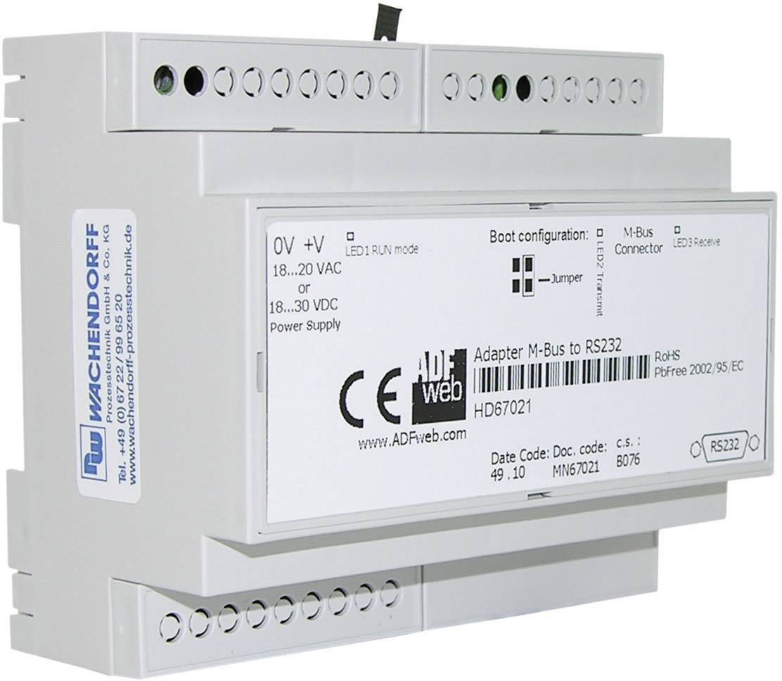 Wachendorff HD67022 HD67022 Pegelwandler M-Bus, RS-232, RS-485 24 V/DC 1 St.