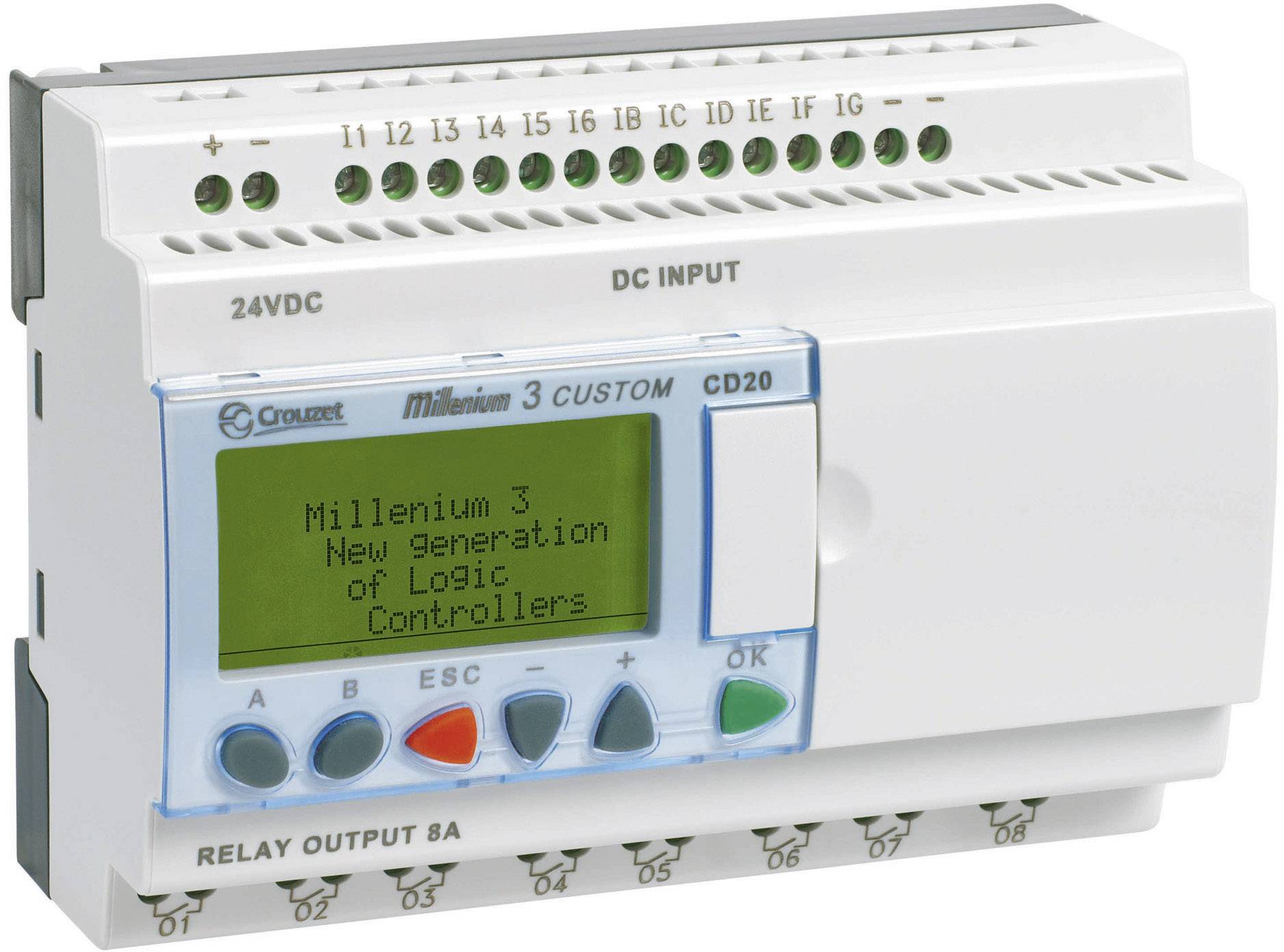 Crouzet 88970051 Millenium 3 CD20 SPS-Steuerungsmodul 24 V/DC