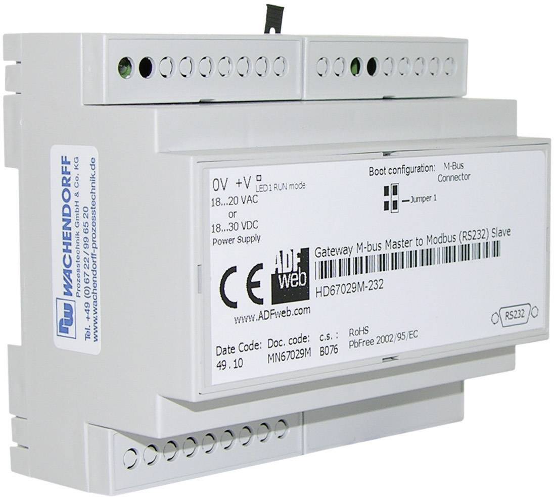 Wachendorff HD67029M232 HD67029M232 Gateway M-Bus, RS-232 24 V/DC 1 St.