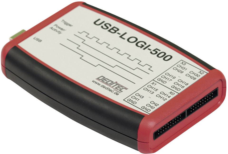 Deditec USB-LOGI-500 - PC USB Logikanalysator mit 500 MSamples/sec und 36 Kanälen