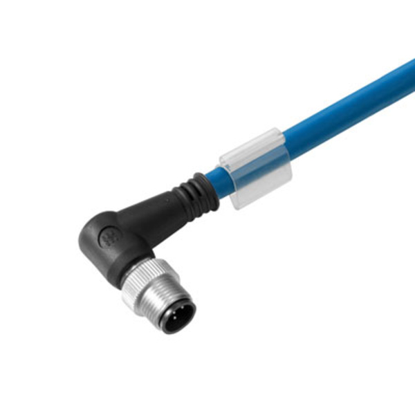 Weidmüller 1076580500 Sensor/actuator data cable (pre-fab) M12 Plug, right angle 5.00 m No. of pins (RJ): 2 1 pc(s)