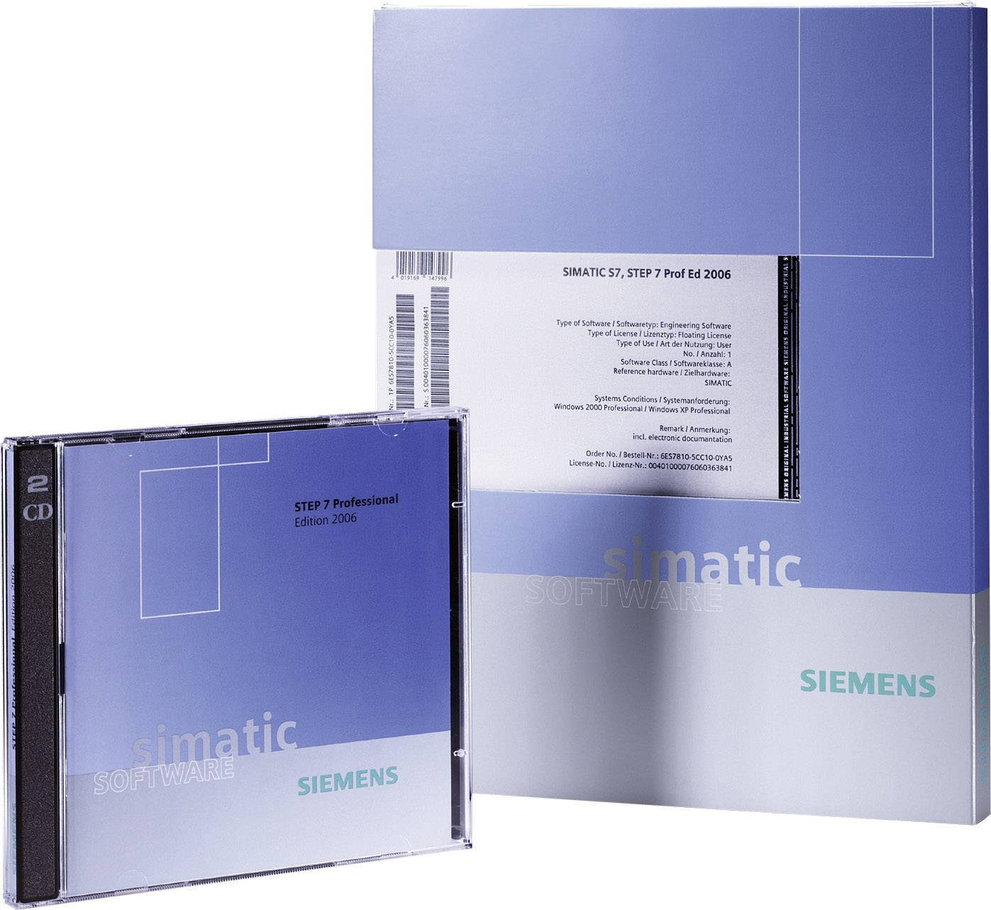 Siemens SIMATIC STEP7 Basic V13 6ES7822-0AA03-0YA5 SPS-Software
