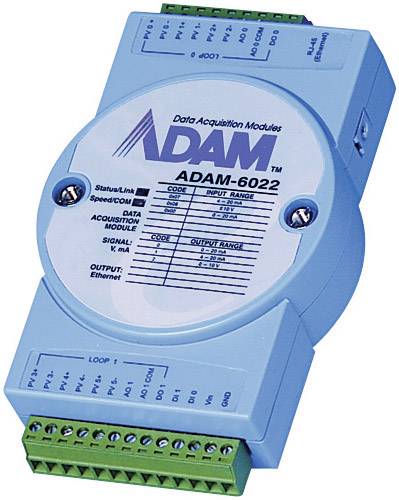 Advantech ADAM-6066-D I/O Modul DO, DI Anzahl Eingänge: 6 x Anzahl Ausgänge: 6 x 12 V/DC, 24 V/DC