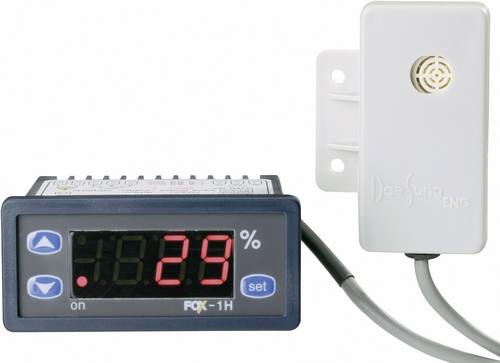 1H Feuchteregler (L x B x H) 77 x 79 x 35mm