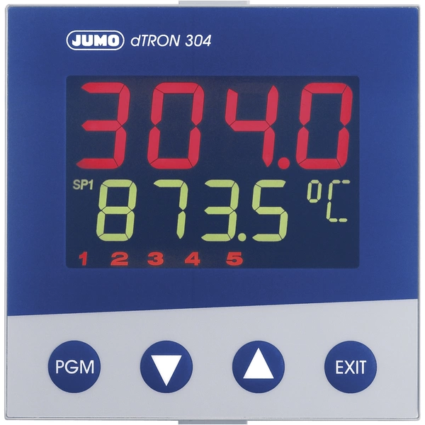 Jumo dTRON 304 PID Temperaturregler Pt100, Pt500, Pt1000, KTY11-6, L, J, U, T, K, E, N, S, R, B, C Jumo dTRON 304 PID Temperaturregler Pt100, Pt500, Pt1000, KTY11-6, L, J, U, T, K, E, N, S, R, B, C