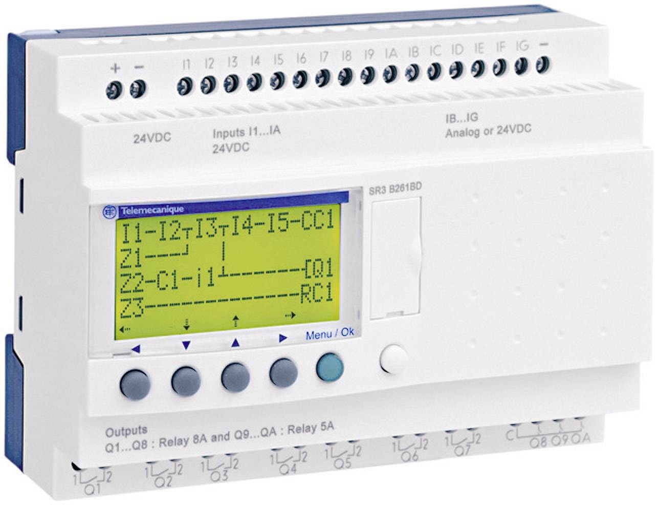 Schneider Electric SR3 B262BD SPS-Steuerungsmodul 24 V/DC