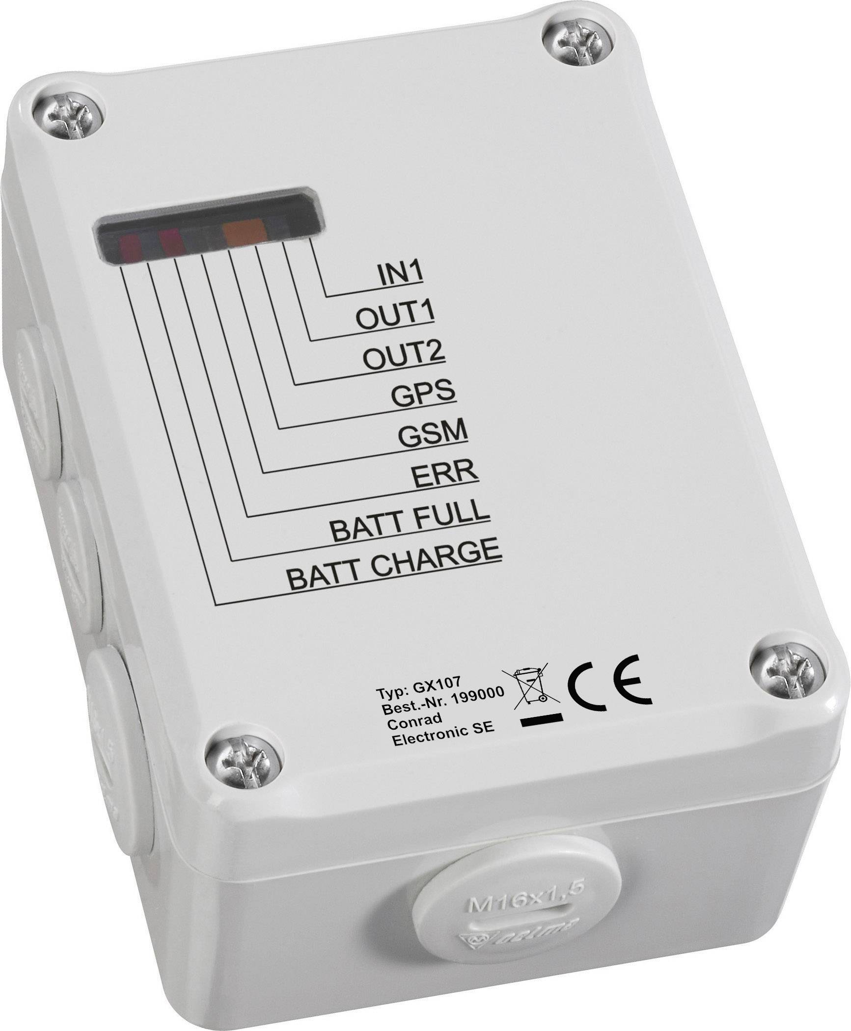 GSM Modul 5 V/DC, 32 V/DC inkl. GSM Antenne Funktion: Alarmieren, Schalten