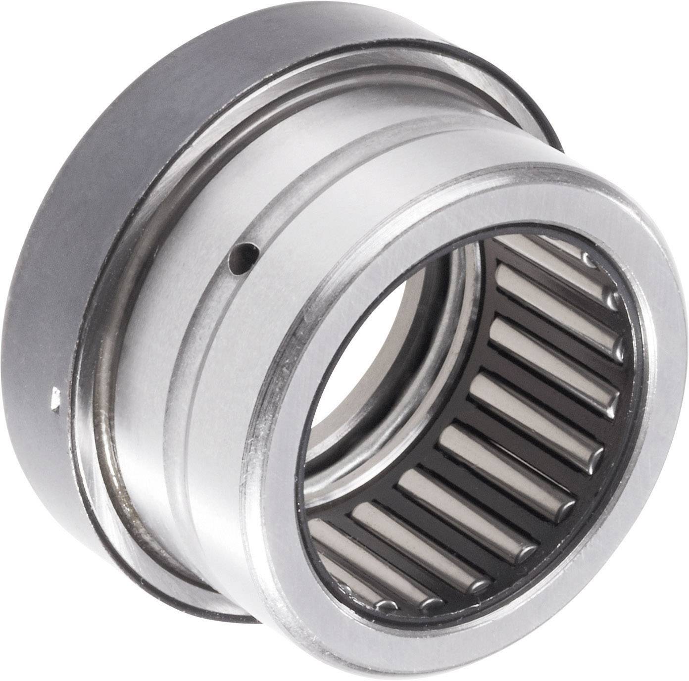 Ein zylindrisches Nadellager aus Metall, das zur Reduzierung der Reibung in rotierenden Maschinen eingesetzt wird.