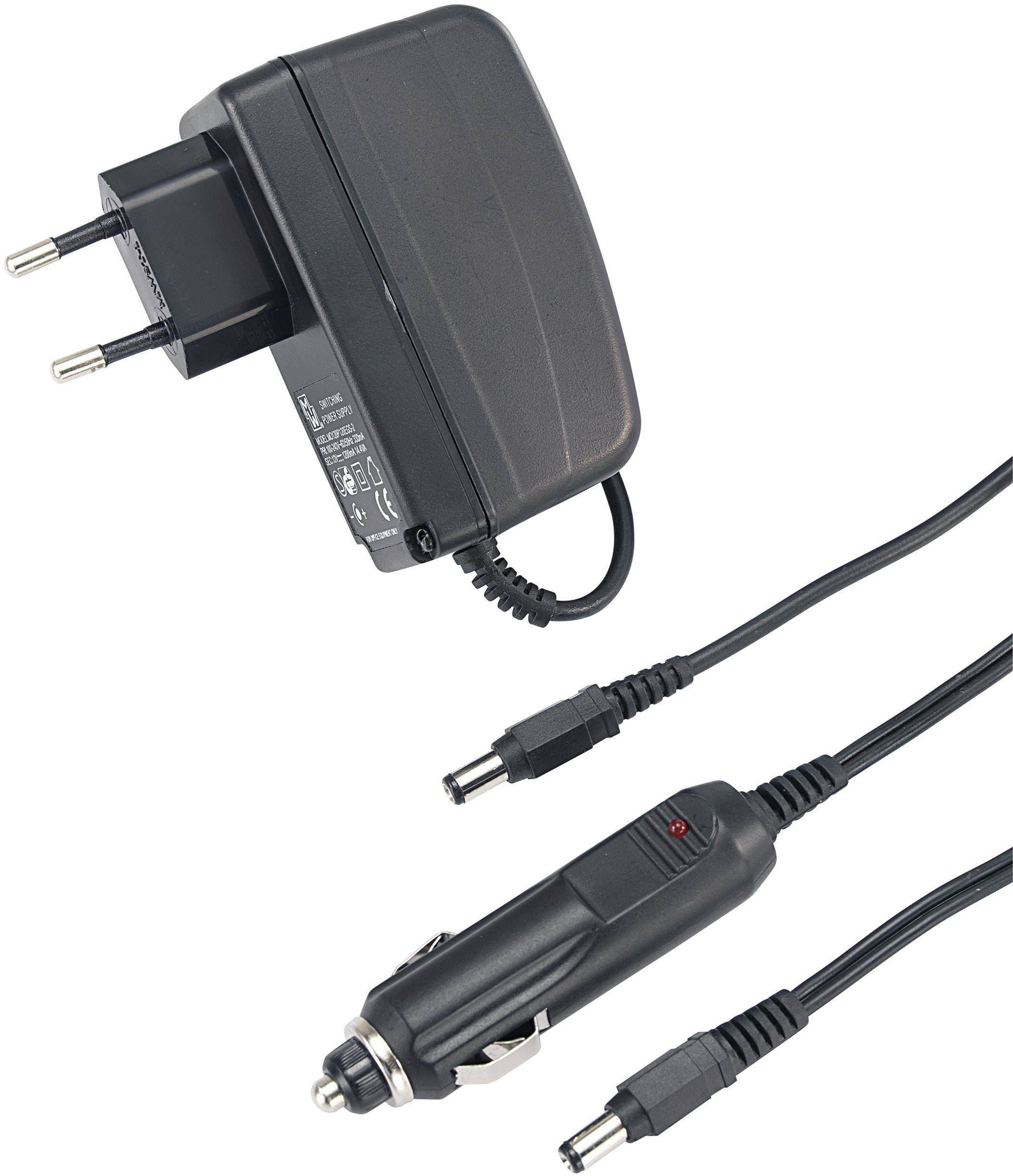 Basetech BTL-12 Rundzellen-Ladegerät NiCd, NiMH 9V Block, Micro (AAA), Mignon (AA)